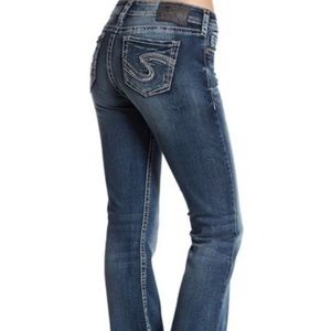 Silver Jeans Tuesday Vintage Wash Bootcut Mid Rise
